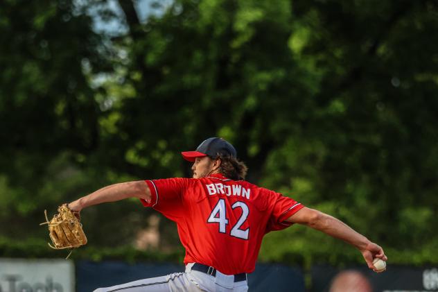 St. Cloud Rox' Chris Brown in action
