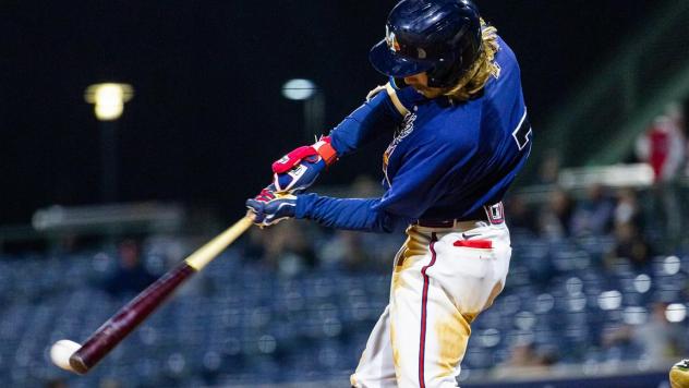 Mississippi Braves outfielder Cody Milligan