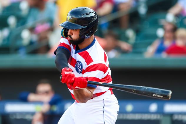 Columbia Fireflies' Jean Ramirez at bat