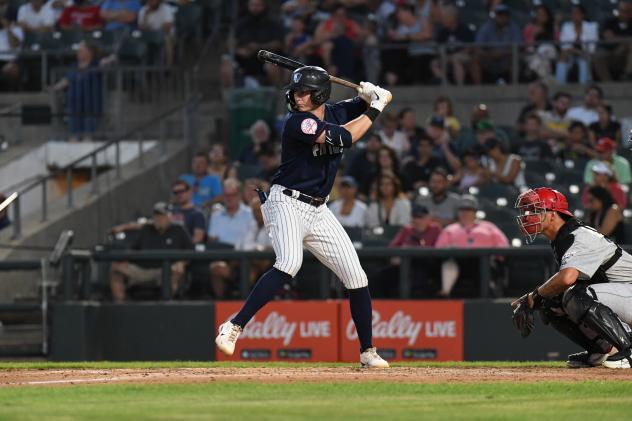 Somerset Patriots' Trey Sweeney at bat