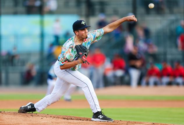 Columbia Fireflies' Ryan Ramsey on the mound