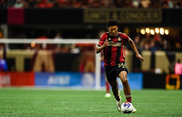 Atlanta United on the field