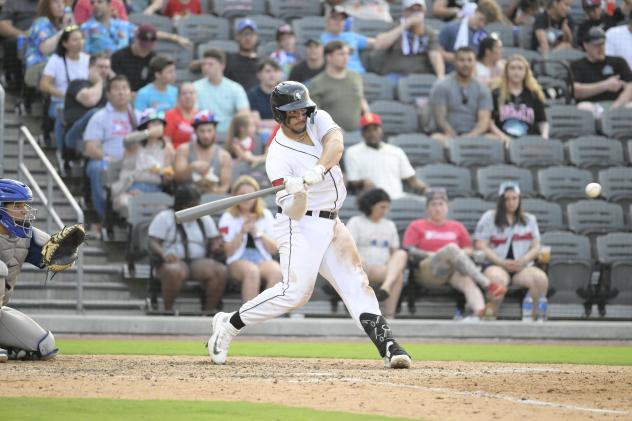 Fayetteville Woodpeckers' Sandro Gaston at bat