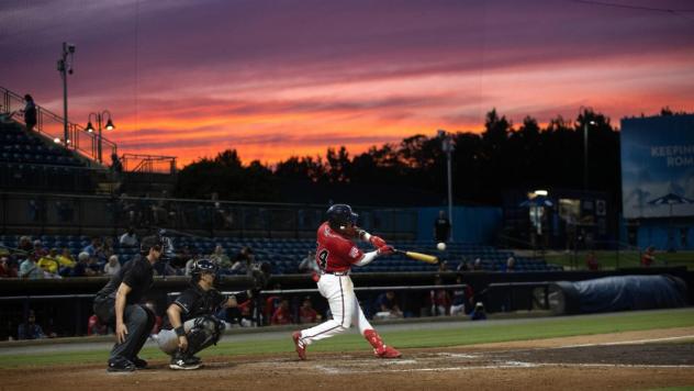 Rome Braves at bat