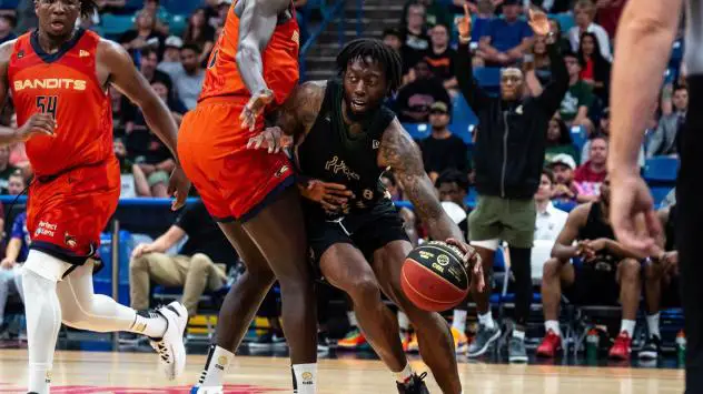 Saskatchewan Rattlers' Quenton DeCosey in action