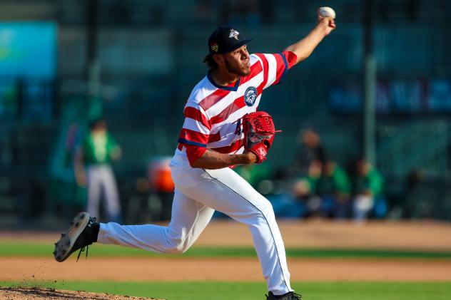 Columbia Fireflies' Oscar Rayo in action