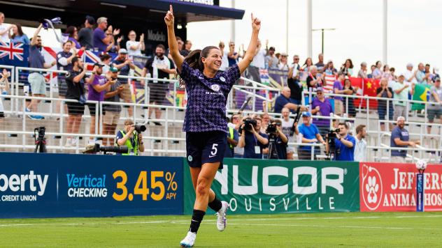 Louisville City FC's Paige Monaghan on game night