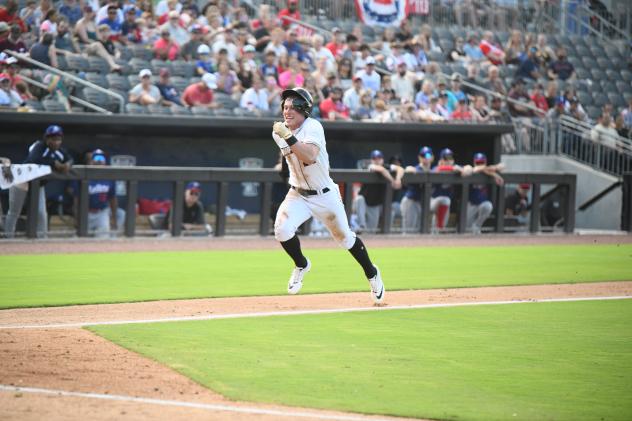 Fayetteville Woodpeckers' Jackson Loftin in action