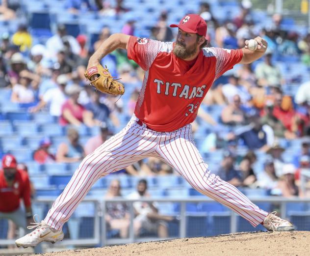 Ottawa Titans pitcher Chris Burica