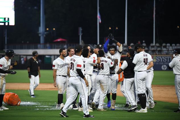 Fayetteville Woodpeckers celebrate win