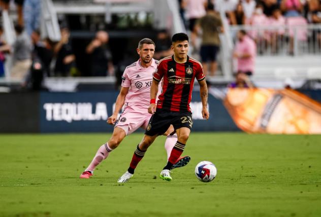 Atlanta United's Thiago Almada in action
