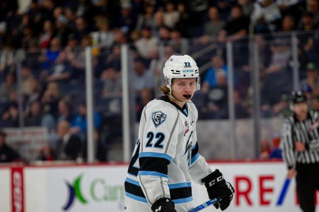 Forward Carson Latimer with the Winnipeg ICE