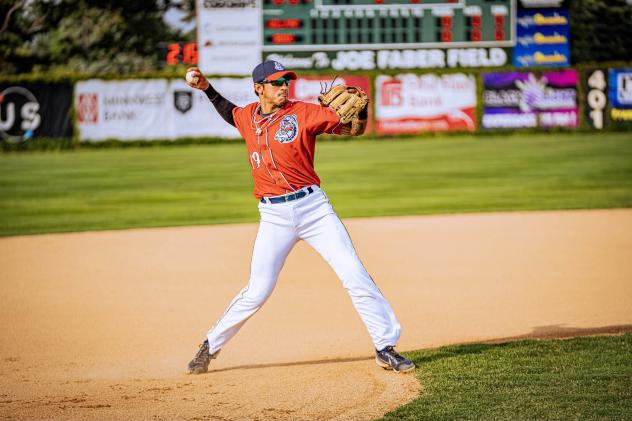 St. Cloud Rox' Oscar Serratos in action