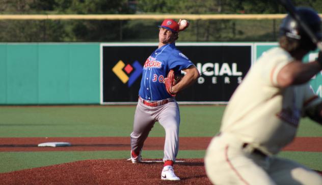 Green Bay Rockers' Christian Foutch on the mound