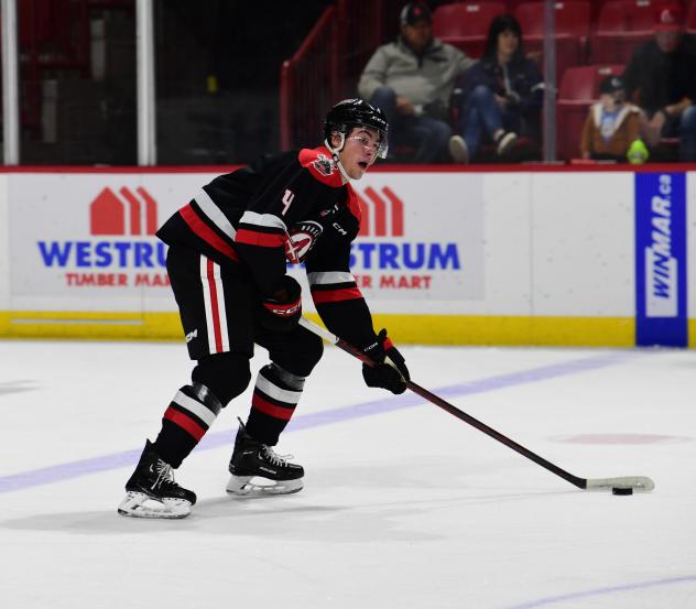 Vancouver Giants' Defenseman Marek Howell