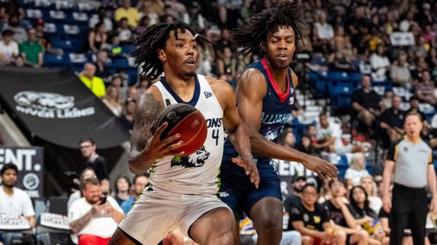 Niagara River Lions' Alonzo Walker in action
