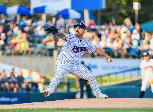 Somerset Patriots' Nestor Cortes on the mound