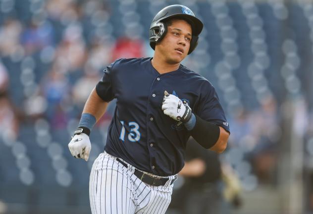 Tampa Tarpons catcher Omar Martinez