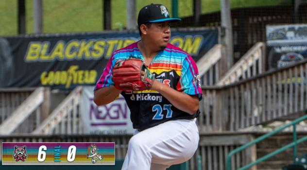 Hickory Crawdads pitcher Florencio Serrano