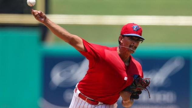 Clearwater Threshers pitcher Josh Bortka