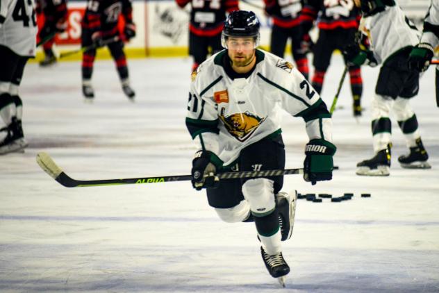 Utah Grizzlies forward Tyler Penner