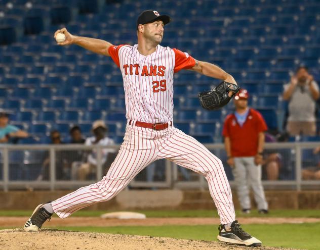 Ottawa Titans pitcher Trevor Clifton