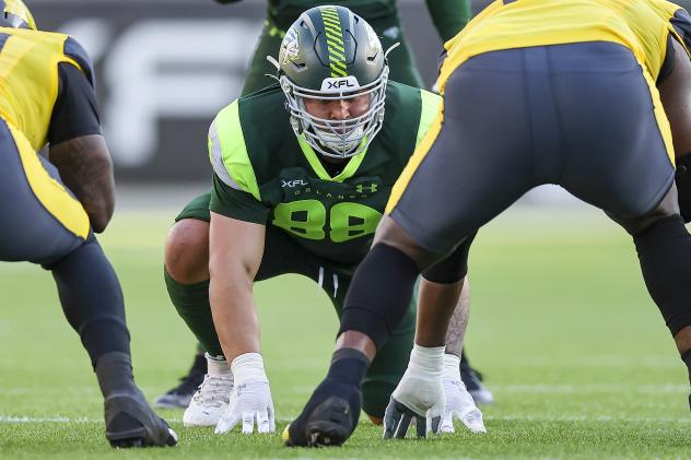 Orlando Guardians defensive lineman Caeveon Patton