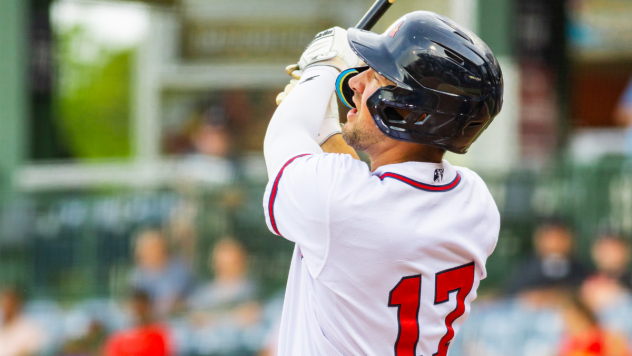 Mississippi Braves Drew Lugbauer  at bat