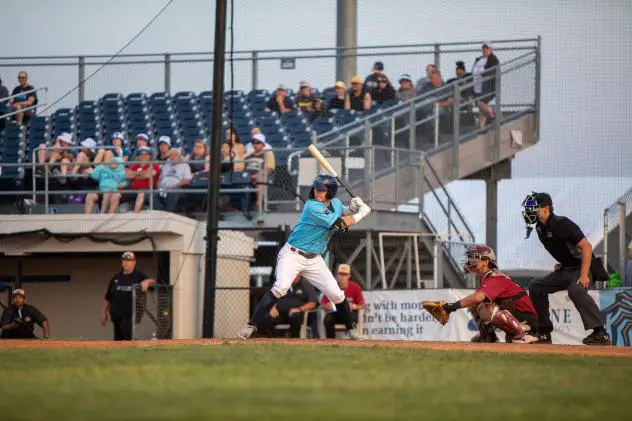 Fond du Lac Dock Spiders' Jack Peterson at bat