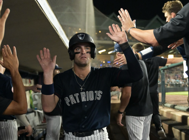 Somerset Patriots' Max Burt on game night