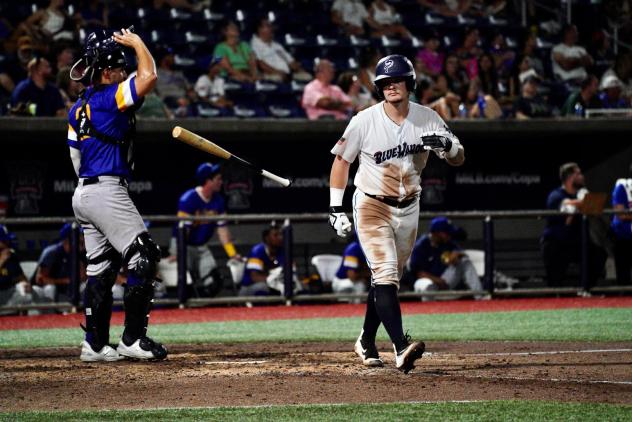 Pensacola Blue Wahoos' Bennett Hostetler on game night