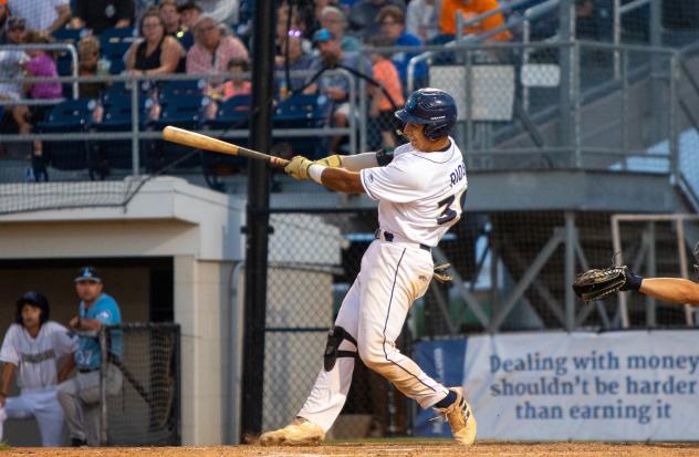 Fond du Lac Dock Spiders' Lorenzo Rios at bat