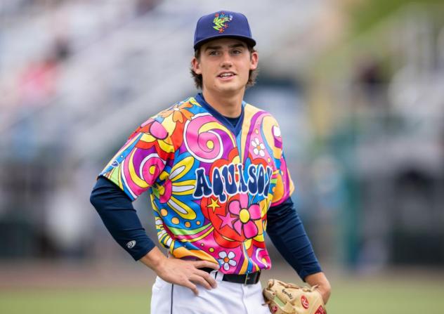 Everett AquaSox Frogstock jersey
