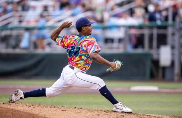 Everett AquaSox Frogstock jersey