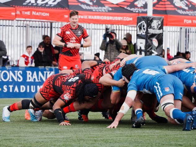 Utah Warriors scrum