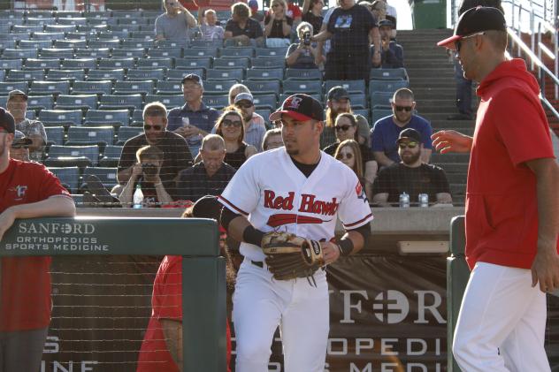 Manny Boscan of the Fargo-Moorhead RedHawks