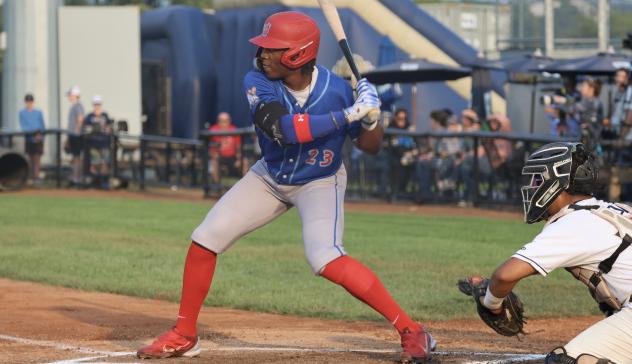 Green Bay Rockers' Jojo Jackson at bat