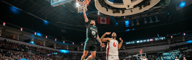 Winnipeg Sea Bears' Teddy Allen in action