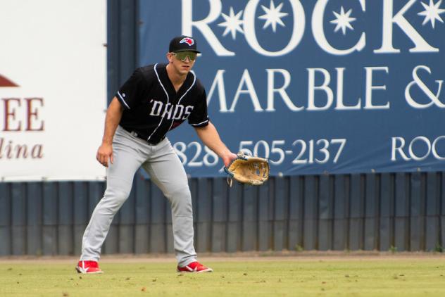 Wyatt Langford of the Hickory Crawdads