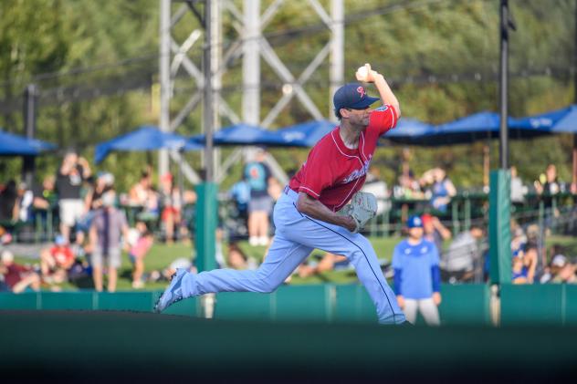Tacoma Rainiers' Kyle Hart on the mound