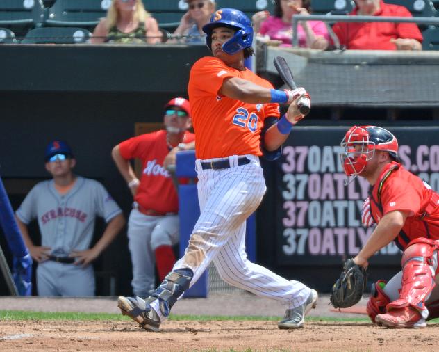 Brandon McIlwain of the Syracuse Mets
