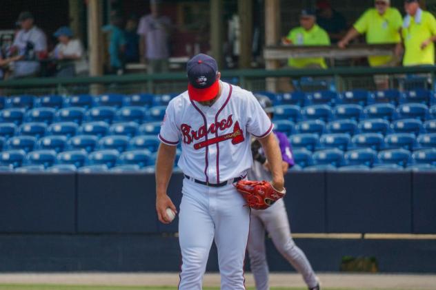 Rome Braves on the mound