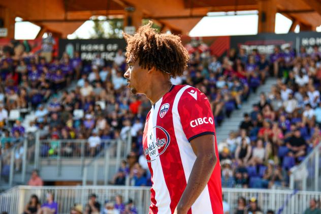 Atlético Ottawa in action against Pacific FC