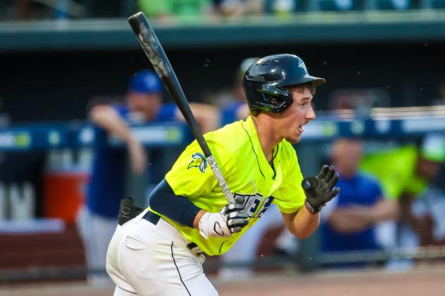 Columbia Fireflies' Jared Dickey In Action