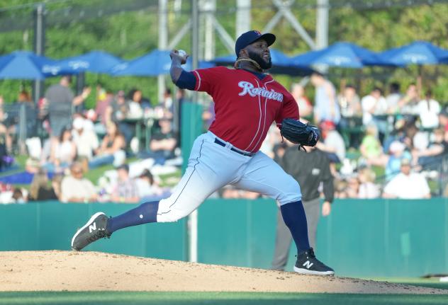 Tacoma Rainiers' Diego Castillo on the mound