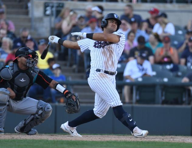 Somerset Patriots outfielder Jasson Dominguez