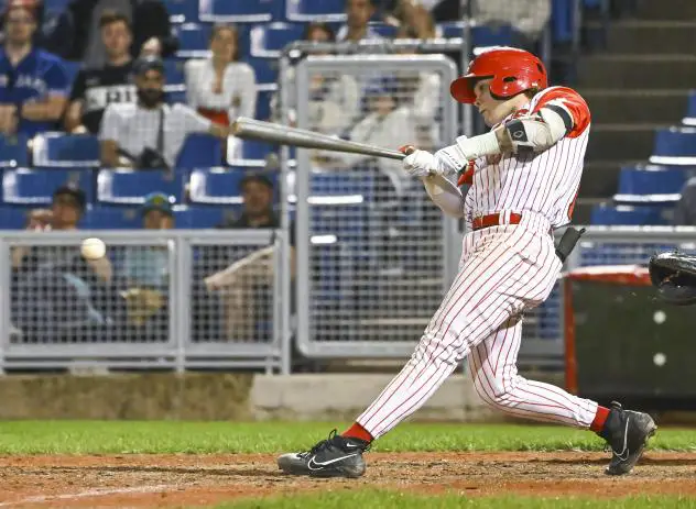 Ottawa Titans' Evan Berkey at bat