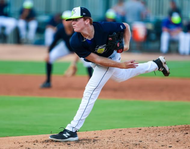 Columbia Fireflies' Shane Panzini On The Mound