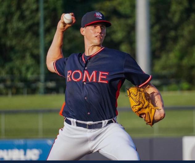 Rome Braves' Kyle Wright in action