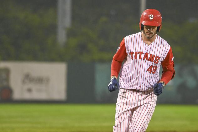 Ottawa Titans' Joey Terdoslavich on game night